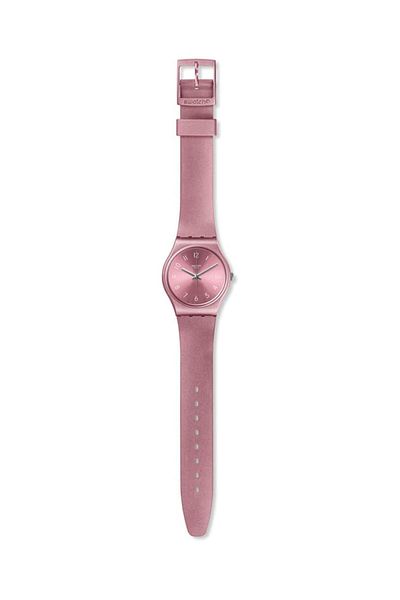 Generic Swatch Womens Analogue Quartz Watch With Silicone Strap Gp161 Bracelet