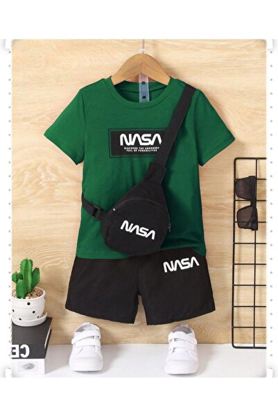 VESTIR BIEN Nasa Printed Children's Top and Bottom Set