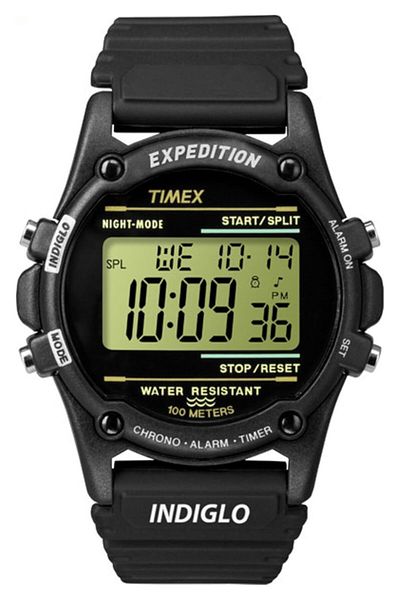 Generic Timex Men T5K463 Expedition Atlantis Black Resin Strap Watch