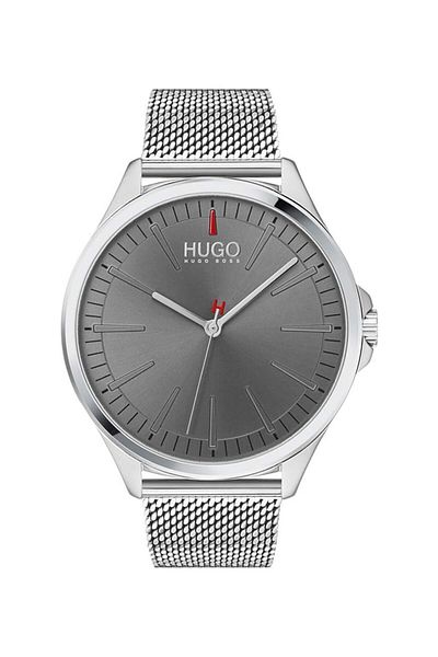 Generic Hugo Sport Men Multifunction Stainless Steel And Link Bracelet Casual Watch Color Blue Model 1530194