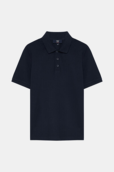 W Collection LACİVERT POLO YAKA T-SHIRT