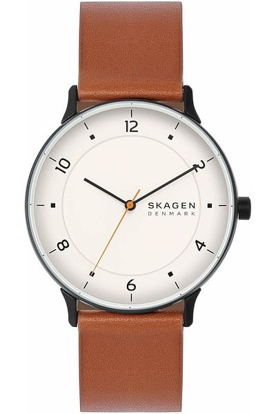 Generic Skagen Men Riis Minimalist Three Hand Watch With Leather Or Mesh Band