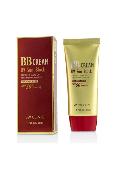 3W CLINIC BB Κρέμα UV Αντηλιακής Προστασίας SPF 50+ (PA+++), 50ml