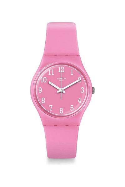 Generic Swatch Originals Quartz Movement Pink Dial Unisex Watch Gp156