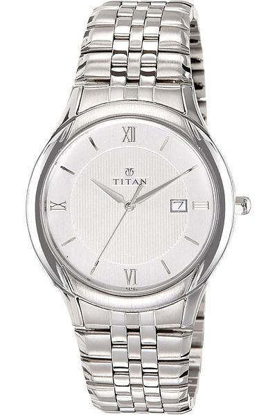 Generic Titan Analog Multi Colour Dial Men Watch Nm1494Sm01 Nn1494Sm01 Silver