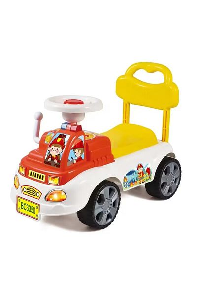 Generic Baby Carriage Ride on Cars Four Wheels Sliding Car Toy Children Drive Cartoon Car Walking Exercise E