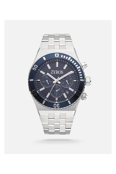 Generic Zyros Men Steel Band Watch