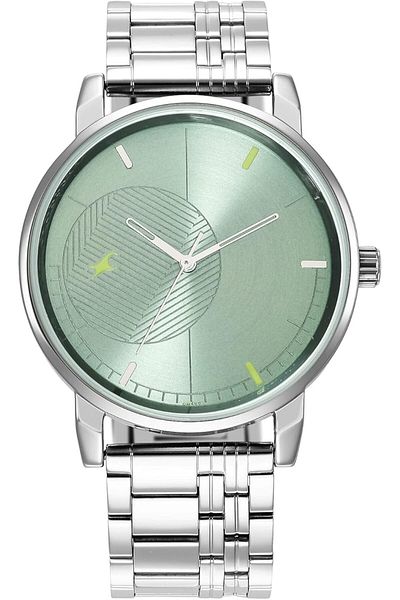 Generic Fastrack Green Dial Analog Watch For Men Nr3278Sm01