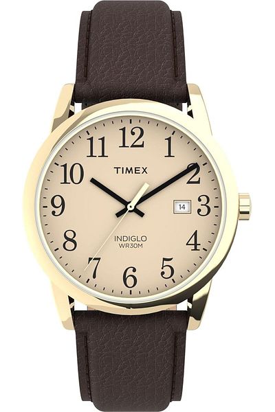Generic Timex Easy Reader 38Mm Leather Strap Watch