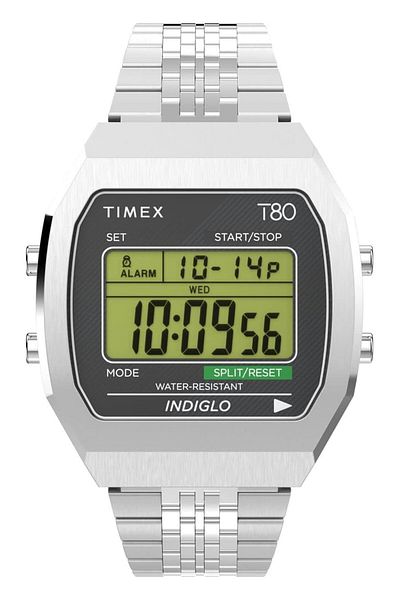 Generic Timex Unisex T80 Steel 36Mm Watch