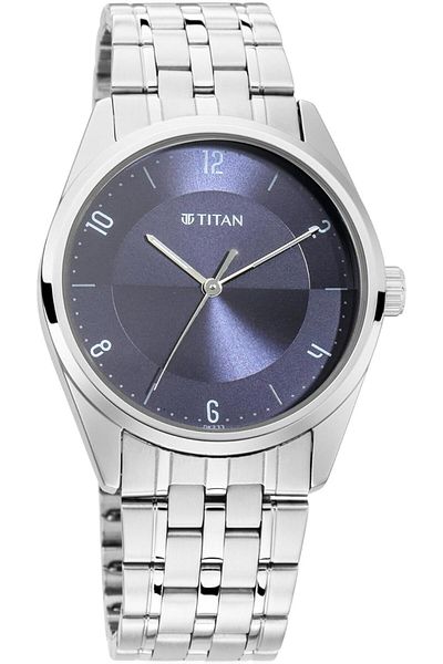 Generic Titan Neo Economy Analog Blue Dial Men Watch Nn1729Sm05 Np1729Sm05 Blue Free Size Strap