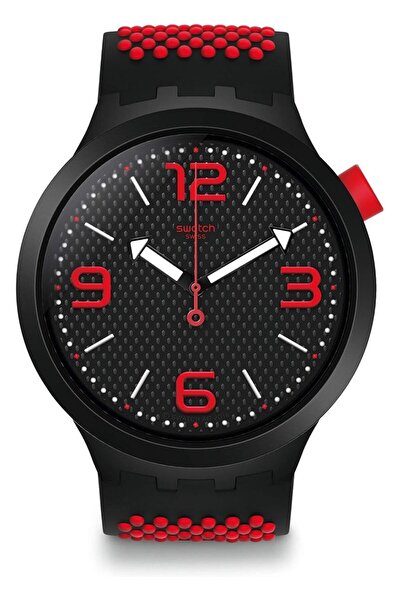 Generic ساعة سواتش كوارتز أنالوج للرجال بسوار من السيليكون SO27B102، سوار أسو...