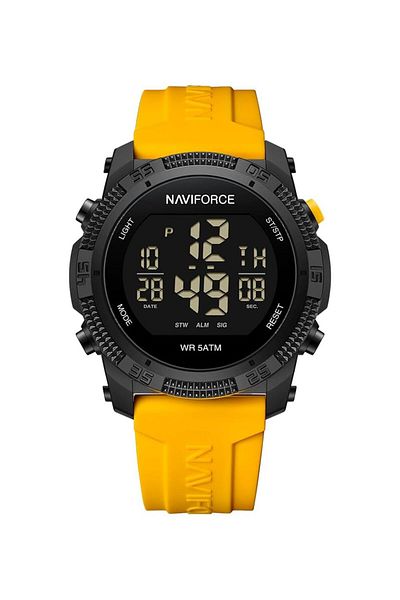 Generic Naviforce Men Watches Military Digital Analog Quartz Watch With Alarm For Men Dual Time Alarm