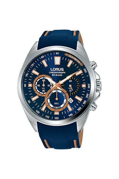 Generic Lorus Sports Chronograph Silicone Strap Men Watch Rt385Hx9