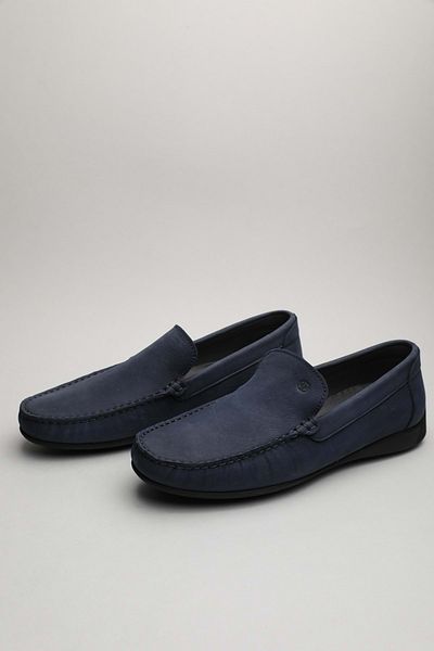 Gondol Loafer clasic pentru bărbați din piele naturală bleumarin 42 ttx.698