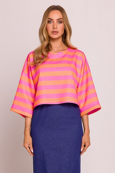 Made of Emotion Short blouse with print