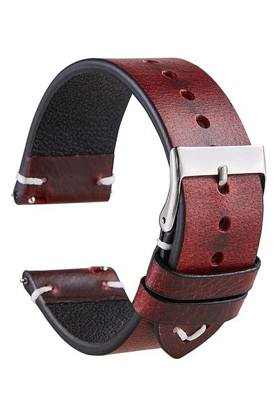 Generic Oasisgalore Watch Band Leather Watch Straps For Men Women 22Mm Replacement Watchbands