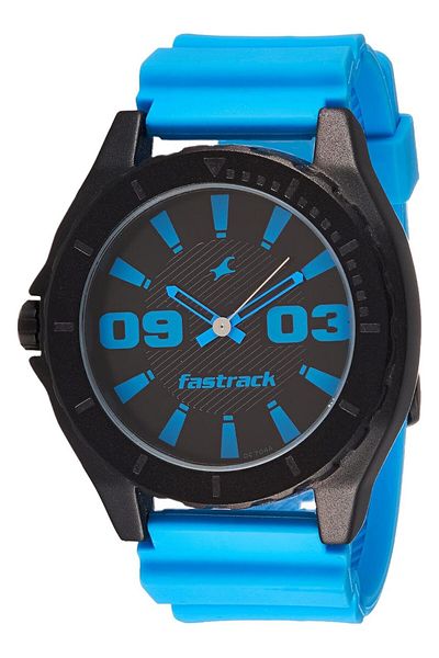 Generic Fastrack Black Dial Analog Watch For Men