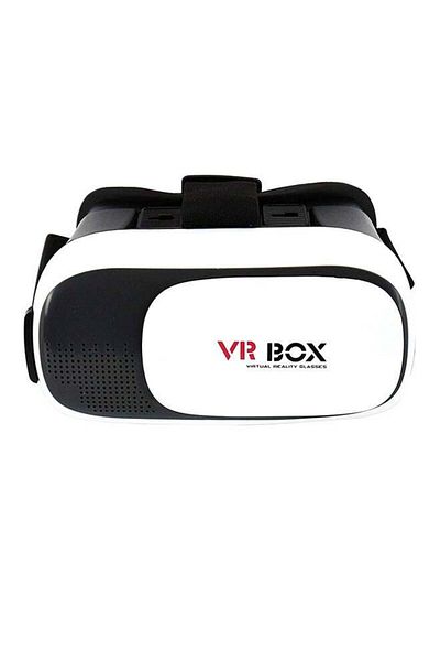 Generic VR Box Virtual Reality 3D Glasses With Remote White/Black