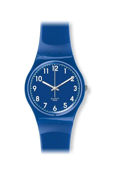 Generic Swatch Unisex Gn238 Classic Analog Display Swiss Quartz Blue Watch