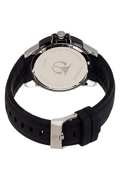 Generic Titan Men Quartz Watch With Analog Display And Leather Bracelet 9467Kp02