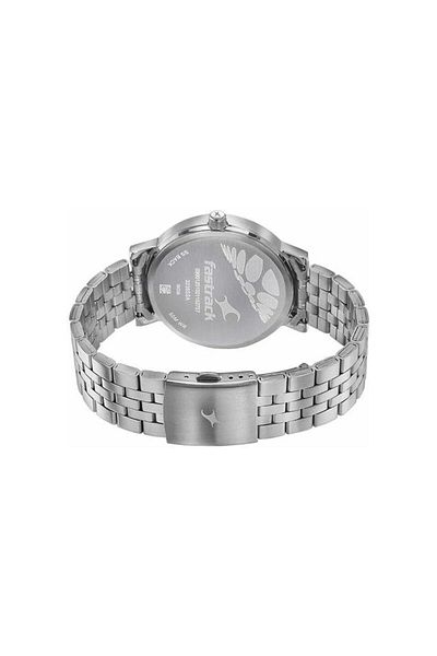 Generic Fastrack Mens 43 Mm Dial It Up Silver Dial Stainless Steel Analog Watch 3238Sm01
