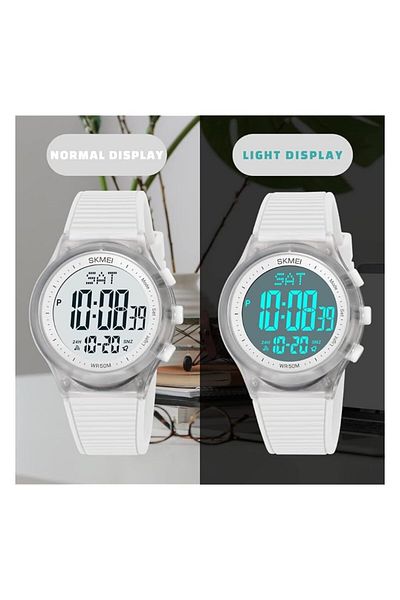 Generic Excefore Waterproof Digital Sports Watch With Stopwatch Unisex Outdoor Multifunction Wristwatch With