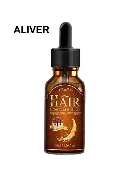 ALİVER أليفر زيت أساسي لنمو الشعر بخلاصة بذور الصوف والزنجبيل 30ملليلتر