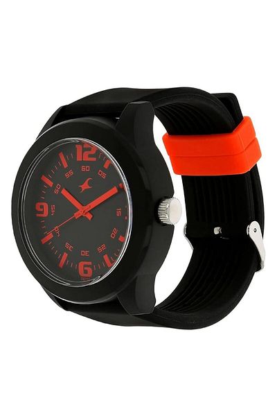 Generic Fastrack Black Dial Analog Watch For Unisex Nr38003Pp13W