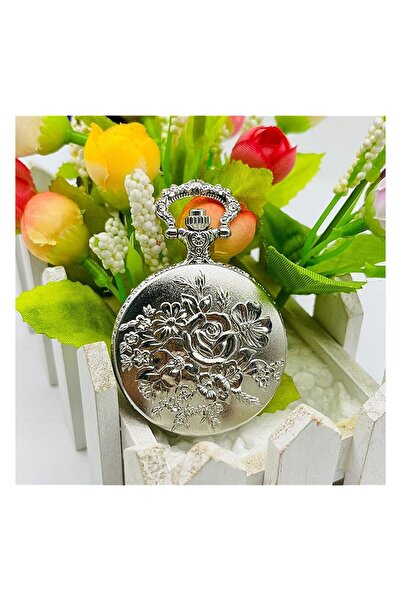 Generic Retro Quartz Pocket Watch Japan Movement Roman Literal Necklace Table Vintage Quartz Pocket Watch