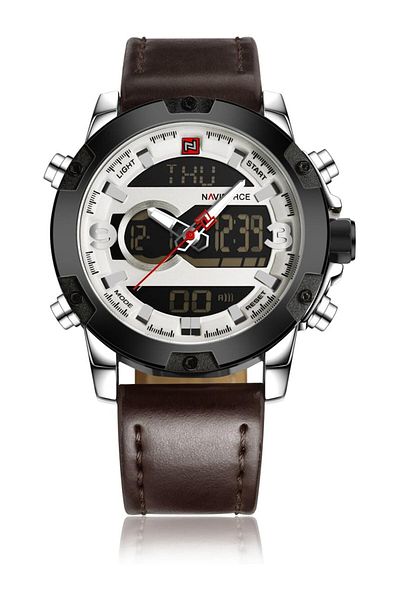 Generic Naviforce Sport Watch For Men Analog Leather 9097