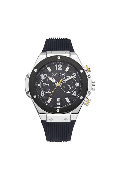 Generic Men Watch With A Blue Rubber Strap