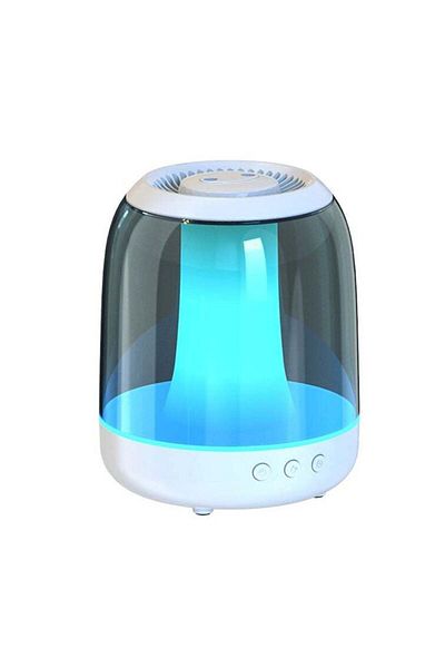 COOYA Cool Mist Humidifier, Low Decibel, Top Fill, 6 Colour Lights, For Large Rooms and Plants