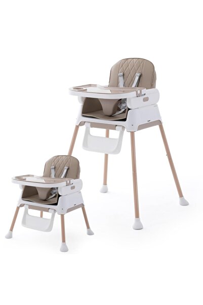 Yelajoy كرسي مرتفع للأطفال 3 في 1، قابل للتعديل والتحويل، صينية مزدوجة قابلة ...