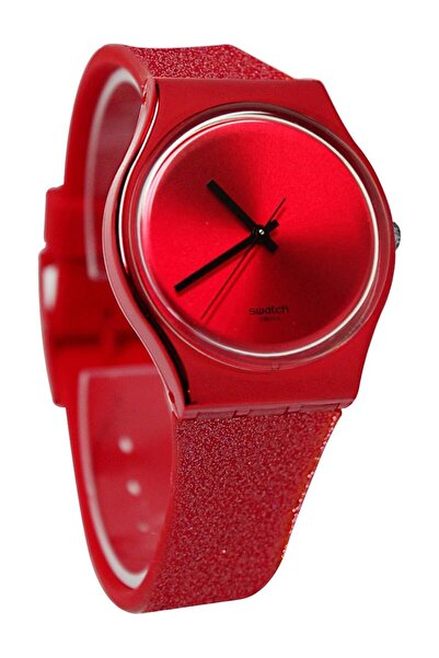 Generic Swatch Originals Intense Red Dial Silicone Mens Watch Gr160