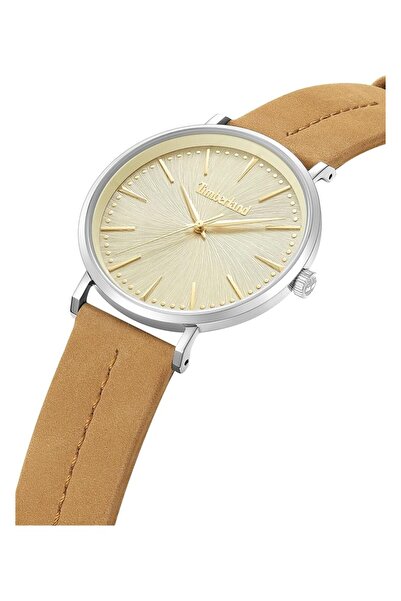 Generic Timberland Ripton Watch For Men With Brown Leather Strap 42Mm 5 Atm Tdwga0029201