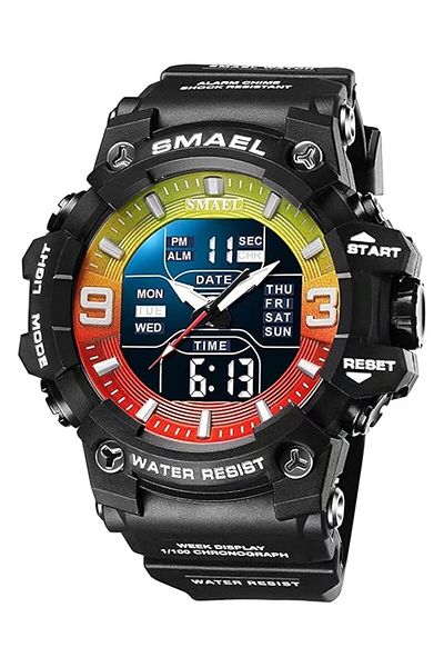 Generic Dhnqkj Men Watches Outdoor Sports Digital Watch Waterproof Led Date Alarm Wrist Watches For Men With