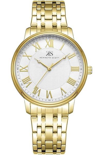 erorex Men Quartz Movement Watch Analog Display And Stainless Steel Strap K22029 Gbgw Gold