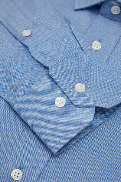 W Collection MAVİ UZUN KOLLU GÖMLEK