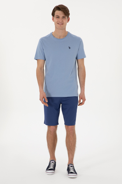 U.S. Polo Assn. Erkek Regular Fit Lacivert Örme Şort 50300078-VR059