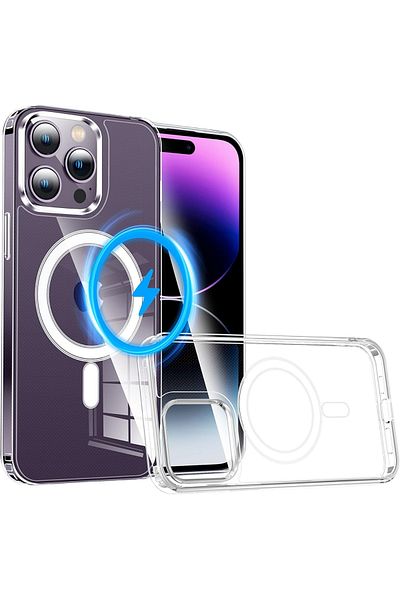 Quikbee Husa de protectie iPhone 14 Pro, TPU, transparenta, 6,1 inchi