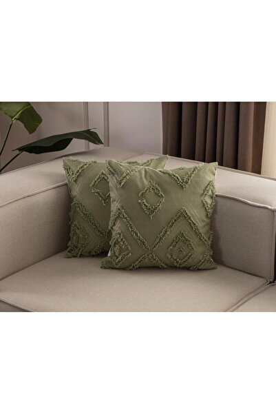 Markaev Bohemian 2-Piece Throw Pillow Cover - Tassel Detailed