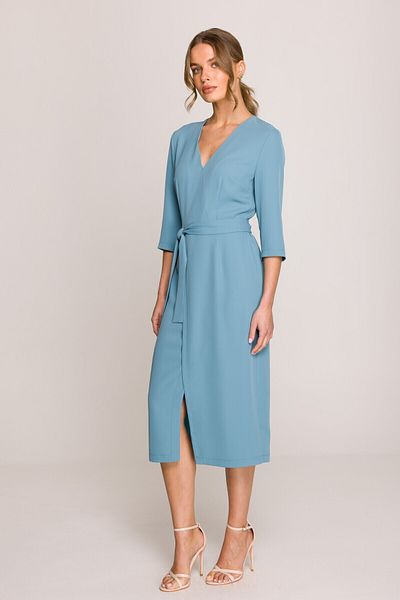 Stylove Rochie midi cu centura in talie