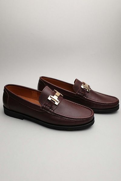 Gondol Loafer clasic din piele curcubeu pentru bărbați, culoare maro 44 vestă elegantă