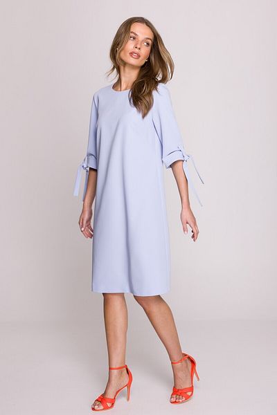 Stylove Rochie trapez cu maneci legate
