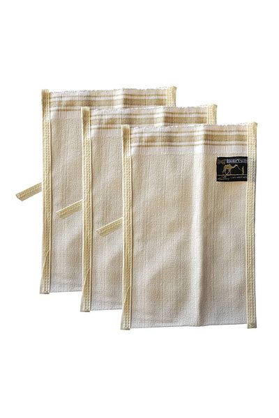 Zencefil Organik 3 Pieces Bath Pouch Tellak Turkish Bath Pouch Develi Kadir Güller Pouch ( 1stQuality Luxury Pouch