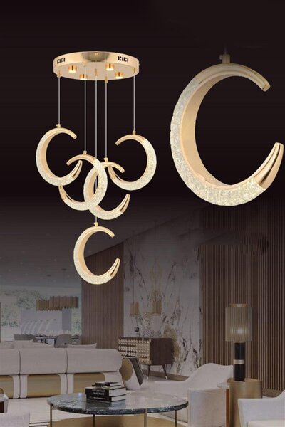 Eys 6w 5'li Gold Sarkıt Led Avize