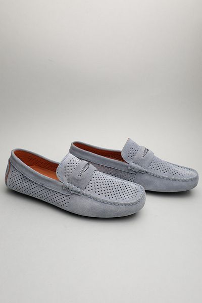 Gondol Loafer clasic pentru bărbați din piele naturală Baby Blue 41 ttx.60116