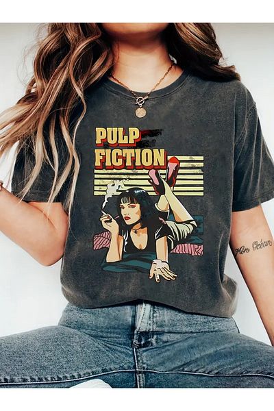 Touz Moda Vintage Film Washed Oversize Vintage Tshirt