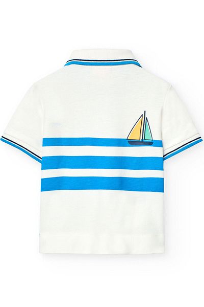 Boboli Sailing Printed Boys Polo Tshirt
